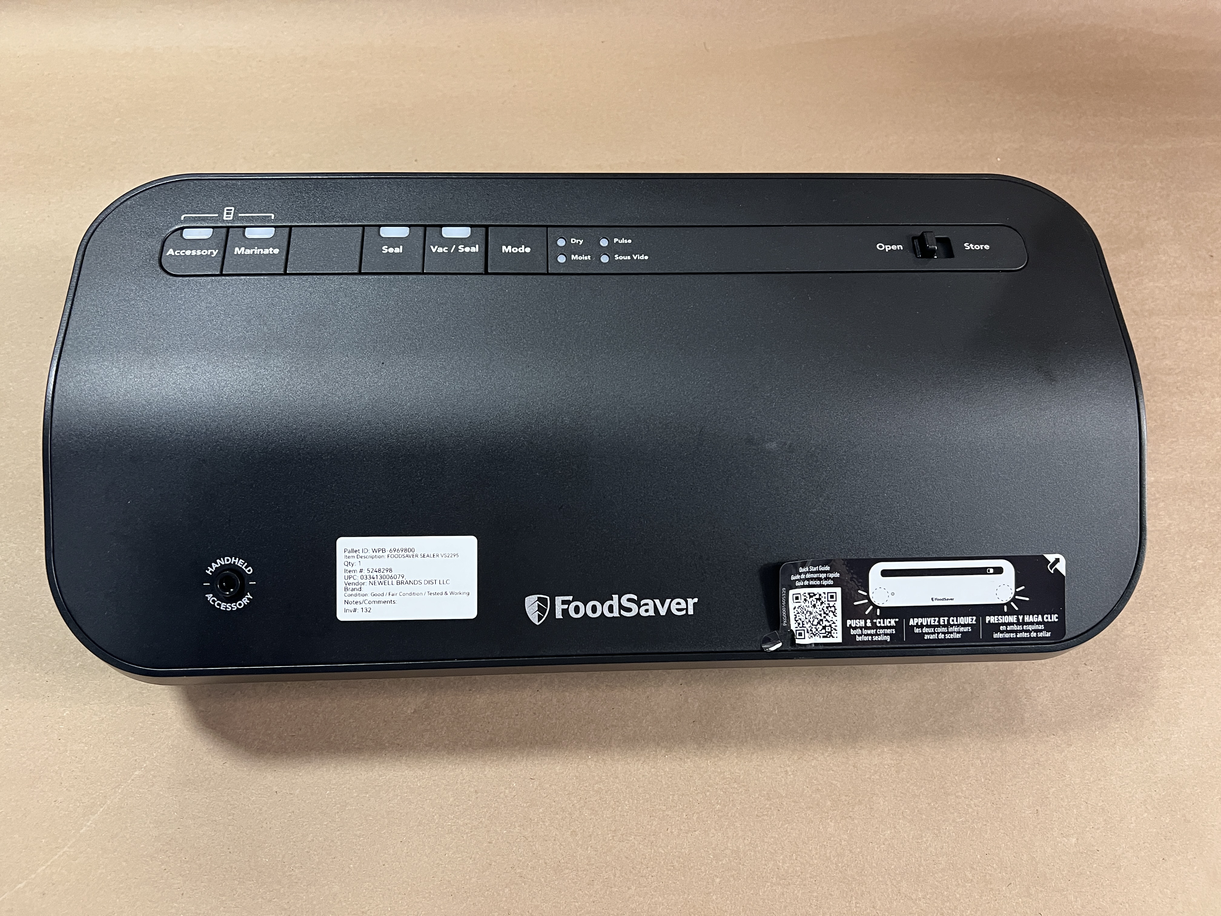 FOODSAVER SEALER VS2295